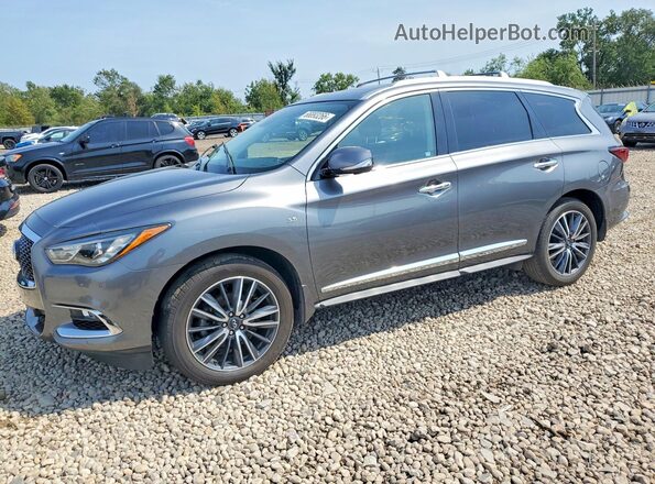 5N1DL0MM9KC558366 2019 INFINITI QX60 Charcoal Tył lewy