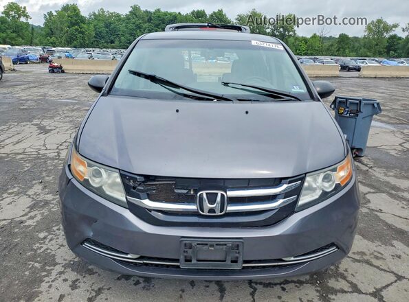 5FNRL5H21HB017369 2017 HONDA ODYSSEY Gray წინა ხედი