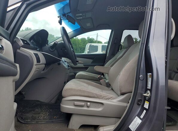 5FNRL5H21HB017369 2017 HONDA ODYSSEY Gray წინა სალონის ხედი