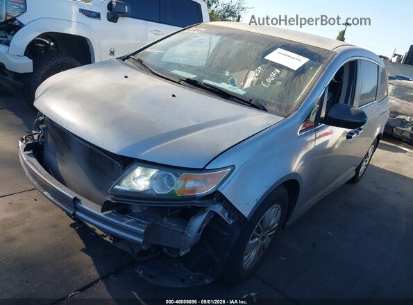 5FNRL5H27HB017439 2017 HONDA ODYSSEY Silver Передня ліва чверть