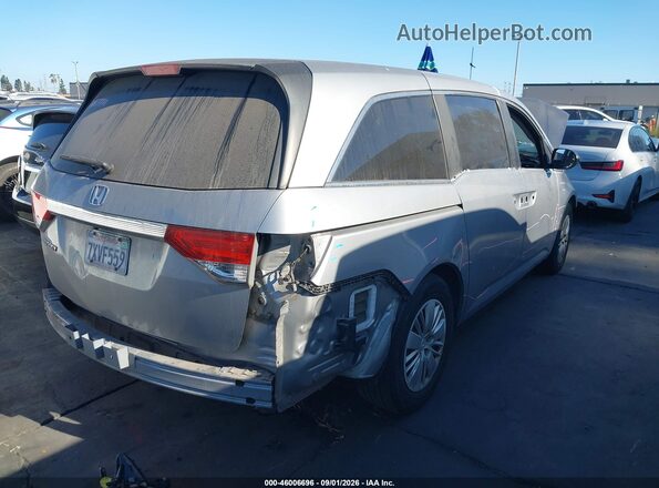 5FNRL5H27HB017439 2017 HONDA ODYSSEY Silver Задня права чверть