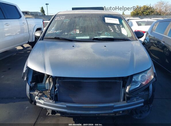 5FNRL5H27HB017439 2017 HONDA ODYSSEY Silver Вид задньої частини салону