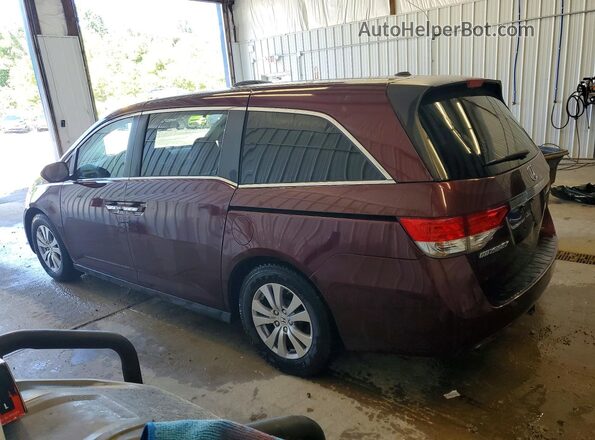 5FNRL5H35HB026679 2017 HONDA ODYSSEY Burgundy Rear left