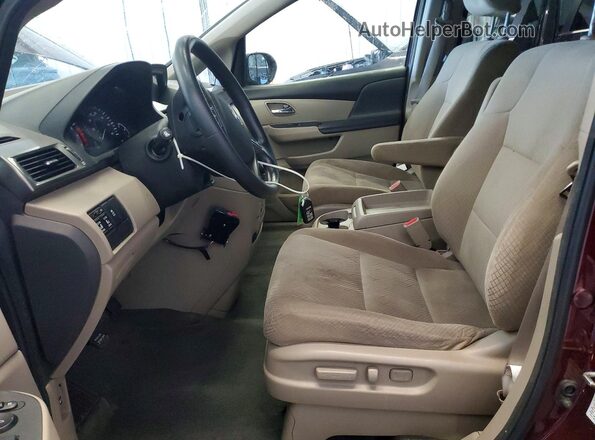 5FNRL5H35HB026679 2017 HONDA ODYSSEY Burgundy Front interior view