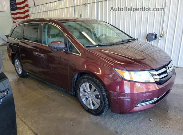 5FNRL5H35HB026679 2017 HONDA ODYSSEY Burgundy Front right