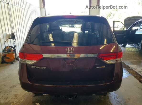5FNRL5H35HB026679 2017 HONDA ODYSSEY Burgundy Rear view