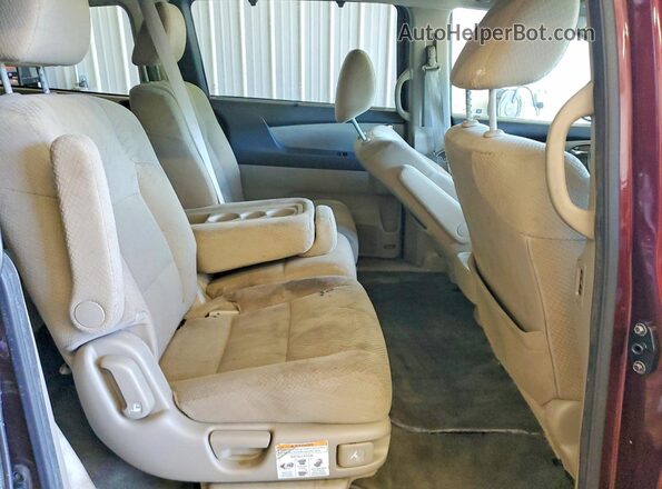 5FNRL5H35HB026679 2017 HONDA ODYSSEY Burgundy Rear interior view