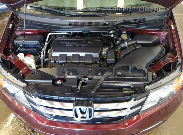5FNRL5H35HB026679 2017 HONDA ODYSSEY Burgundy Engine compartment view