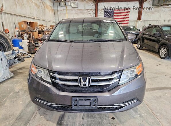 5FNRL5H4XGB107359 2016 HONDA ODYSSEY Серый Вид спереди