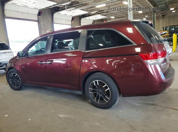 5FNRL5H67GB049583 2016 HONDA ODYSSEY Maroon Trasero izquierdo