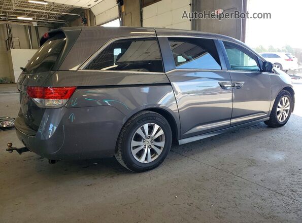 5FNRL5H68GB032209 2016 HONDA ODYSSEY Gray Trasero derecho