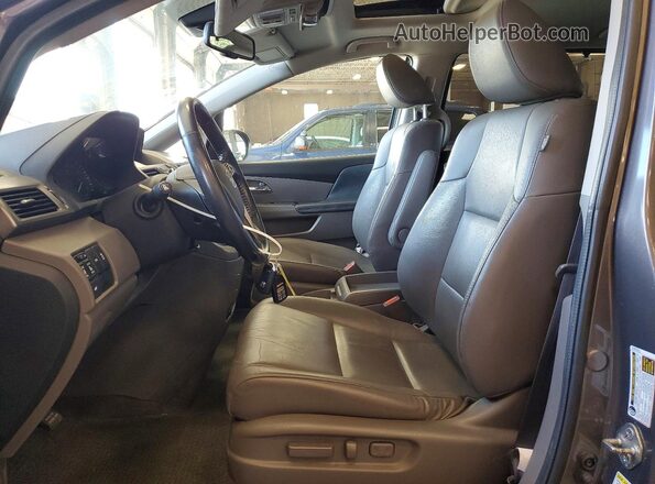 5FNRL5H68GB032209 2016 HONDA ODYSSEY Gray Vista interior delantera