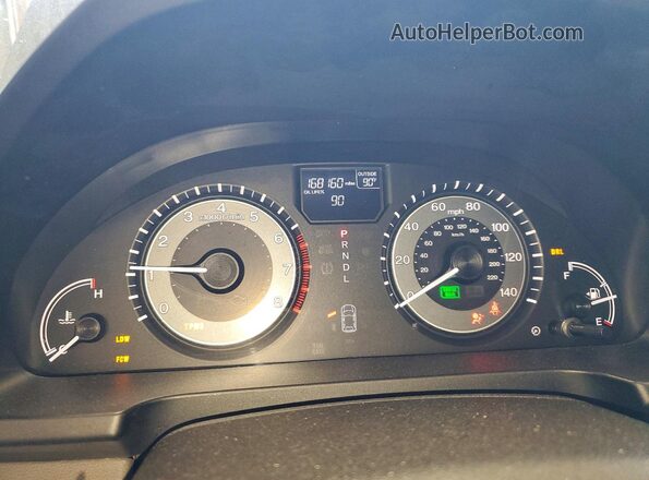 5FNRL5H68GB032209 2016 HONDA ODYSSEY Gray Vista del cuadro de instrumentos