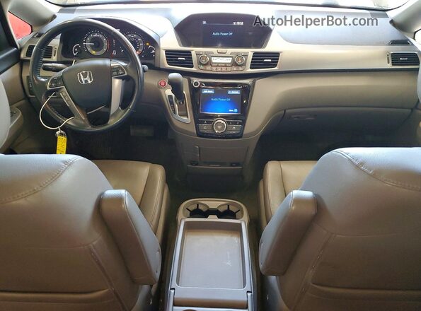 5FNRL5H68GB032209 2016 HONDA ODYSSEY Gray Vista del salpicadero