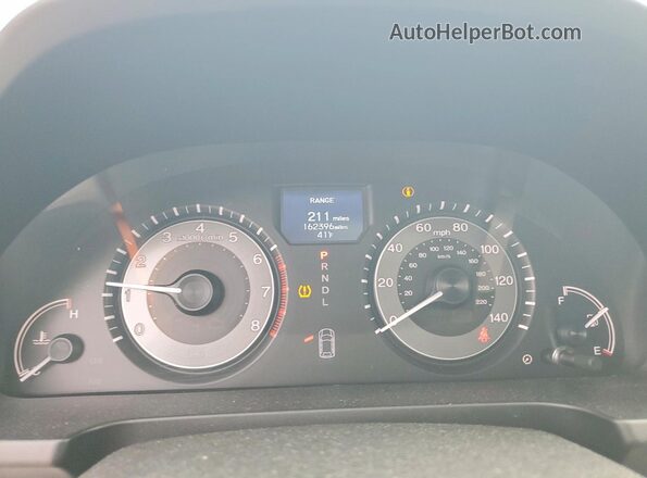 5FNRL5H91GB009154 2016 HONDA ODYSSEY Серебряный Вид щитка приборов
