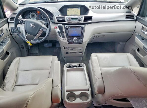 5FNRL5H91GB009154 2016 HONDA ODYSSEY Серебряный Вид панели приборов