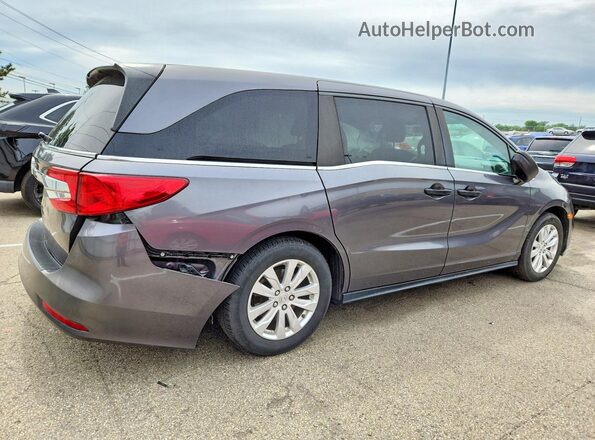 5FNRL6H26KB017364 2019 HONDA ODYSSEY Gray Trasero derecho