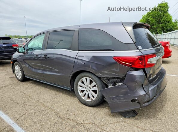 5FNRL6H26KB017364 2019 HONDA ODYSSEY Gray Trasero izquierdo