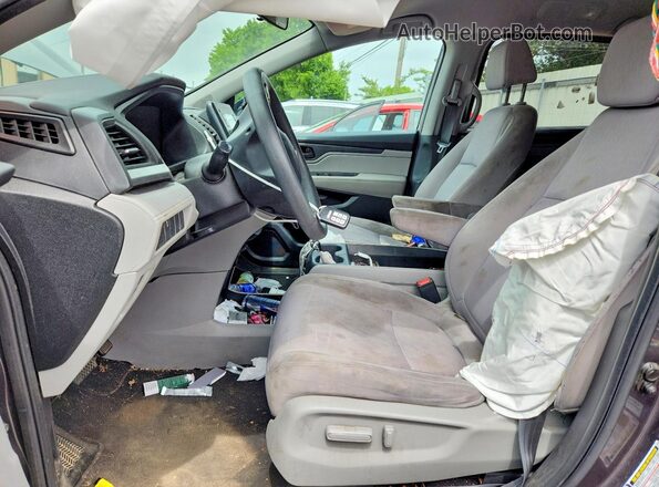 5FNRL6H26KB017364 2019 HONDA ODYSSEY Gray Vista interior delantera