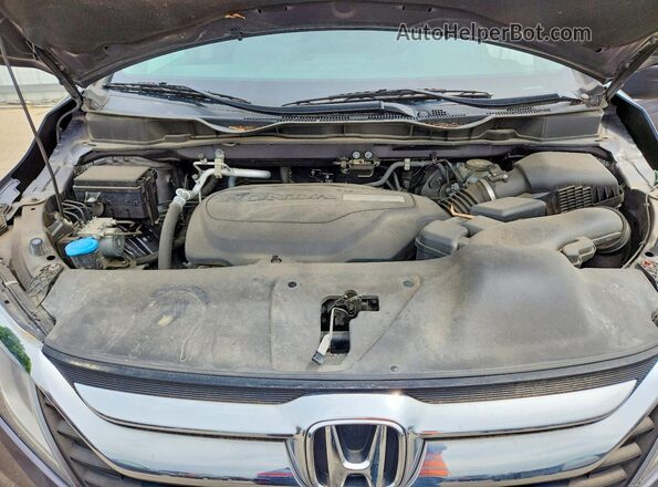 5FNRL6H26KB017364 2019 HONDA ODYSSEY Gray Vista del compartimento del motor