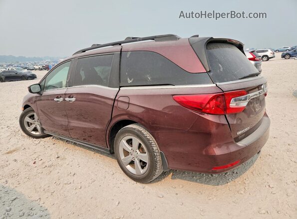 5FNRL6H51JB021539 2018 HONDA ODYSSEY Red Rear left