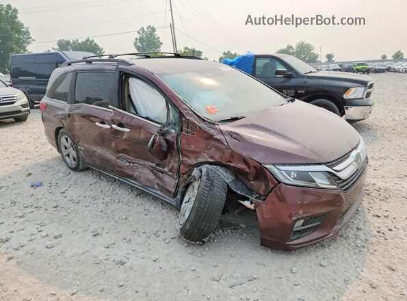 5FNRL6H51JB021539 2018 HONDA ODYSSEY Red Front right