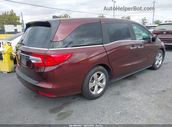 5FNRL6H51KB064120 2019 HONDA ODYSSEY Maroon Հետևի աջ