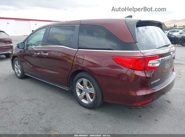 5FNRL6H51KB064120 2019 HONDA ODYSSEY Maroon Հետևի ձախ