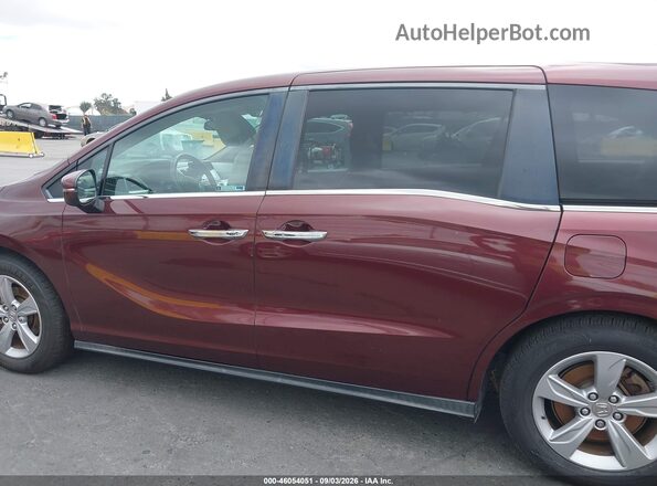 5FNRL6H51KB064120 2019 HONDA ODYSSEY Maroon Սալոնի 360 աստիճան տեսք