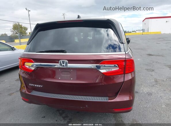 5FNRL6H51KB064120 2019 HONDA ODYSSEY Maroon 