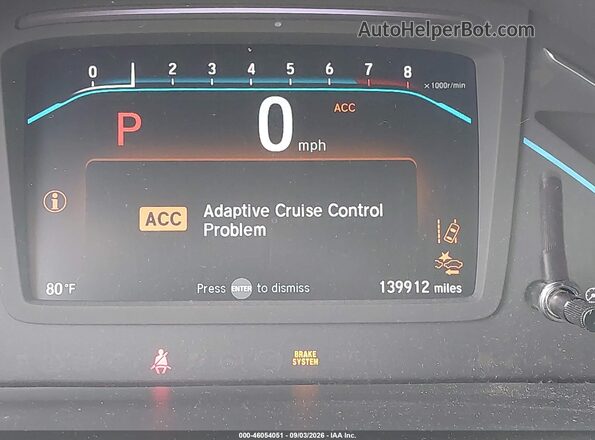 5FNRL6H51KB064120 2019 HONDA ODYSSEY Maroon 