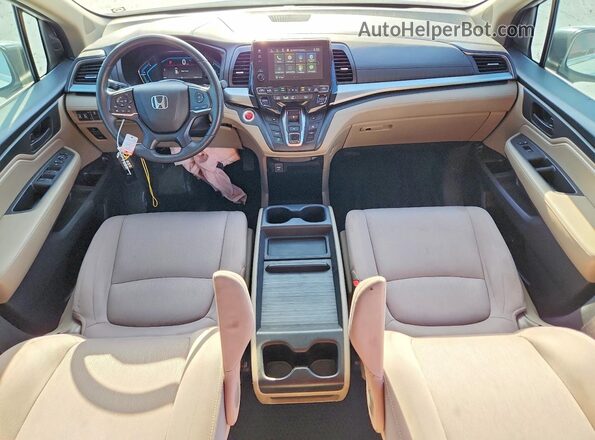5FNRL6H54KB062197 2019 HONDA ODYSSEY White წინა პანელის ხედი