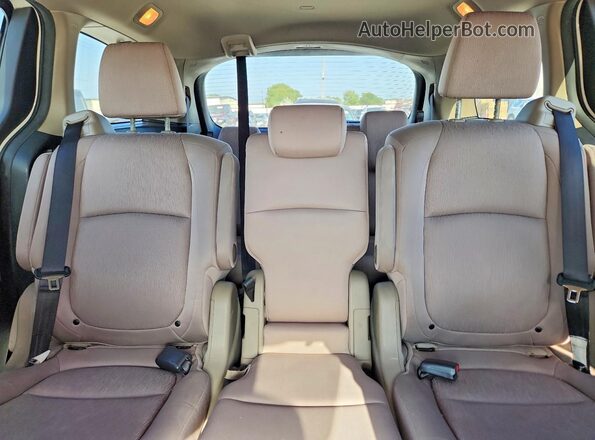5FNRL6H54KB062197 2019 HONDA ODYSSEY White უკანა სავარძლების ხედი