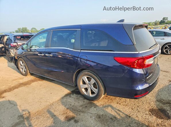 5FNRL6H55KB088100 2019 HONDA ODYSSEY Blue Rear left