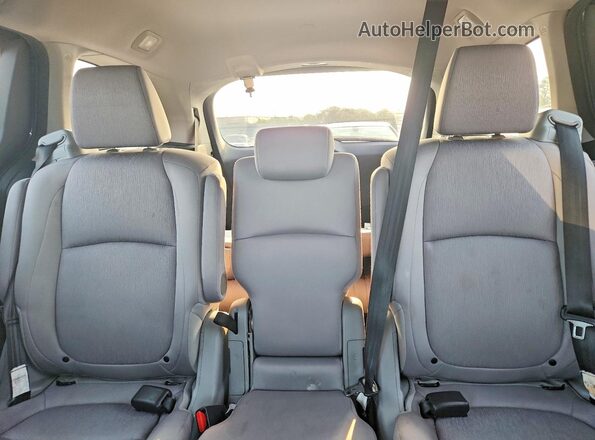 5FNRL6H55KB088100 2019 HONDA ODYSSEY Blue Rear seats view