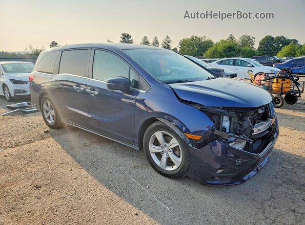 5FNRL6H55KB088100 2019 HONDA ODYSSEY Blue Front right