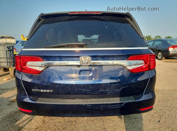 5FNRL6H55KB088100 2019 HONDA ODYSSEY Blue Rear view
