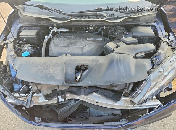 5FNRL6H55KB088100 2019 HONDA ODYSSEY Blue Engine compartment view
