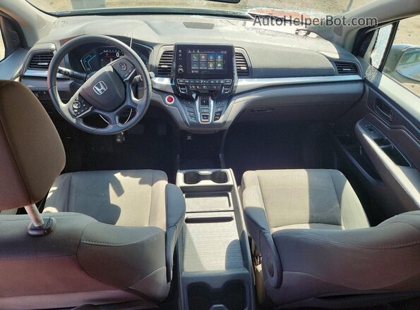 5FNRL6H57JB058093 2018 HONDA ODYSSEY Silver Առջևի վահանակի տեսք