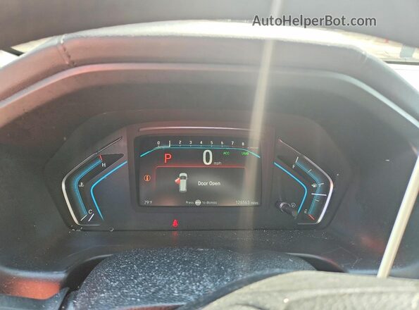 5FNRL6H57JB058093 2018 HONDA ODYSSEY Silver Սարքավորումների վահանակի տեսք