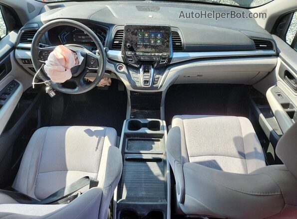 5FNRL6H59KB119137 2019 HONDA ODYSSEY Gray წინა პანელის ხედი