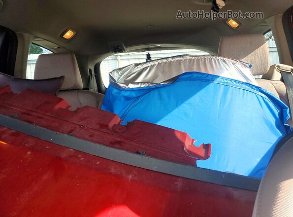 5FNRL6H59MB042854 2021 HONDA ODYSSEY Red Widok tylnych siedzeń