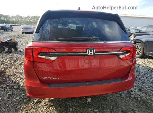 5FNRL6H59MB042854 2021 HONDA ODYSSEY Red Widok z tyłu
