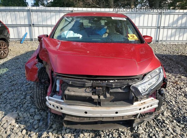 5FNRL6H59MB042854 2021 HONDA ODYSSEY Red Widok z przodu