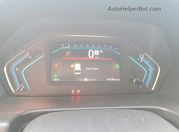 5FNRL6H59MB042854 2021 HONDA ODYSSEY Red Widok zestawu wskaźników