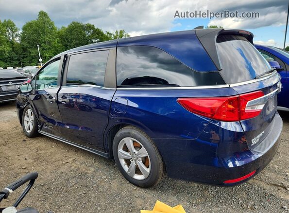 5FNRL6H5XLB010283 2020 HONDA ODYSSEY Blue Rear left