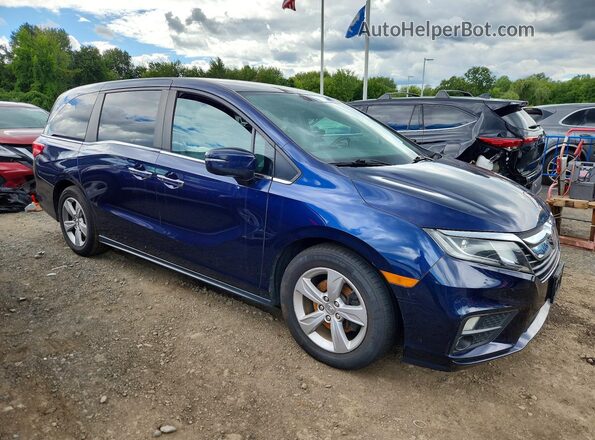 5FNRL6H5XLB010283 2020 HONDA ODYSSEY Blue Front right