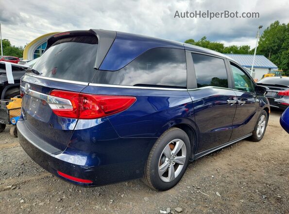 5FNRL6H5XLB010283 2020 HONDA ODYSSEY Blue Rear right