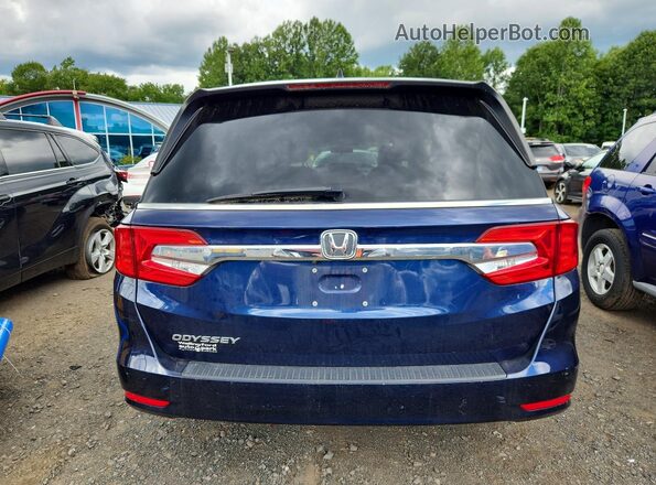 5FNRL6H5XLB010283 2020 HONDA ODYSSEY Blue Rear view
