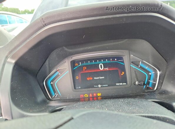 5FNRL6H5XLB010283 2020 HONDA ODYSSEY Blue Instrument cluster view